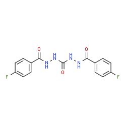 ChemSpider 2D Image | N',N''-Carbonylbis(4-fluorobenzohydrazide) | C15H12F2N4O3