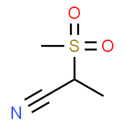 ChemSpider 2D Image | 2-(Methylsulfonyl)propanenitrile | C4H7NO2S