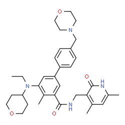 ChemSpider 2D Image | tazemetostat | C34H44N4O4