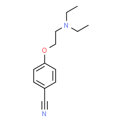 ChemSpider 2D Image | 4-[2-(Diethylamino)ethoxy]benzonitrile | C13H18N2O