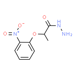 ChemSpider 2D Image | 2-(2-Nitrophenoxy)propanehydrazide | C9H11N3O4