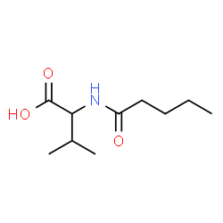 ChemSpider 2D Image | N-Pentanoylvaline | C10H19NO3