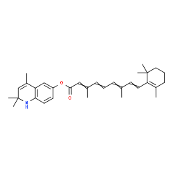 ChemSpider 2D Image | O~15~-(2,2,4-Trimethyl-1,2-dihydro-6-quinolinyl)retinoic acid | C32H41NO2