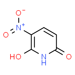 ChemSpider 2D Image | 3-Nitropyridine-2,6-diol | C5H4N2O4