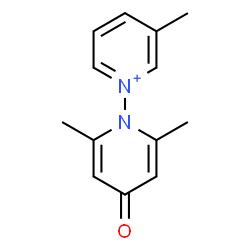ChemSpider 2D Image | 1-(2,6-Dimethyl-4-oxo-1(4H)-pyridinyl)-3-methylpyridinium | C13H15N2O