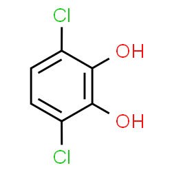 ChemSpider 2D Image | 3,6-Dichlorocatechol | C6H4Cl2O2