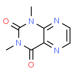 ChemSpider 2D Image | 1,3-Dimethylpteridine-2,4-dione | C8H8N4O2