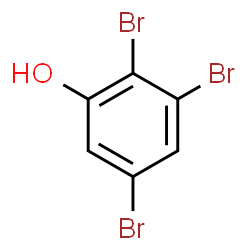 ChemSpider 2D Image | 2,3,5-Tribromophenol | C6H3Br3O