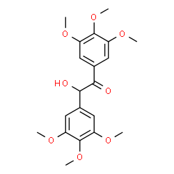 ChemSpider 2D Image | 2-Hydroxy-1,2-bis(3,4,5-trimethoxyphenyl)ethanone | C20H24O8