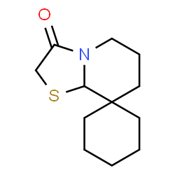 ChemSpider 2D Image | Dihydro-5'H-spiro[cyclohexane-1,8'-[1,3]thiazolo[3,2-a]pyridin]-3'(2'H)-one | C12H19NOS