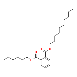 ChemSpider 2D Image | Decyl hexyl phthalate | C24H38O4