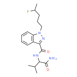ChemSpider 2D Image | AB-PINACA N-(4-fluoropentyl) isomer | C18H25FN4O2
