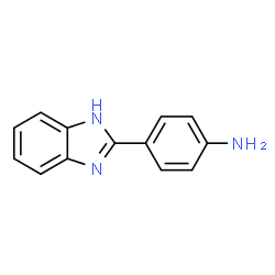 ChemSpider 2D Image | 4-(1H-Benzimidazol-2-yl)aniline | C13H11N3