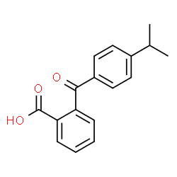 ChemSpider 2D Image | 2-(4-Isopropylbenzoyl)benzoic acid | C17H16O3