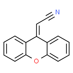 ChemSpider 2D Image | 9H-Xanthen-9-ylideneacetonitrile | C15H9NO