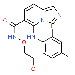 ChemSpider 2D Image | GDC-0623 | C16H14FIN4O3