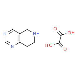 ChemSpider 2D Image | 5,6,7,8-Tetrahydropyrido[4,3-d]pyrimidine ethanedioate (1:1) | C9H11N3O4