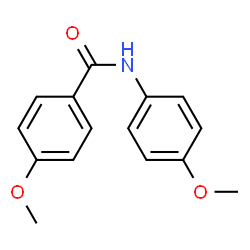 ChemSpider 2D Image | 4-Methoxy-N-(4-methoxyphenyl)benzamide | C15H15NO3