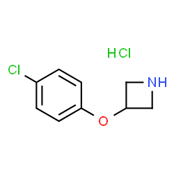 ChemSpider 2D Image | 3-(4-Chlorophenoxy)azetidine hydrochloride | C9H11Cl2NO
