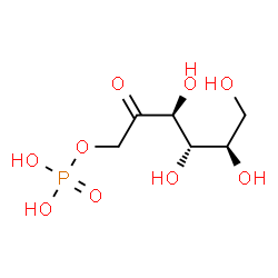 ChemSpider 2D Image | 1-O-Phosphono-D-tagatose | C6H13O9P