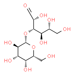 ChemSpider 2D Image | 3-O-Î²-D-Galactopyranosyl-D-glucose | C12H22O11