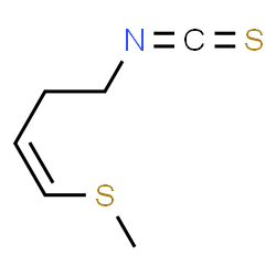ChemSpider 2D Image | (1Z)-4-Isothiocyanato-1-(methylsulfanyl)-1-butene | C6H9NS2