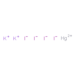 ChemSpider 2D Image | Mercury potassium iodide (1:2:4) | HgI4K2