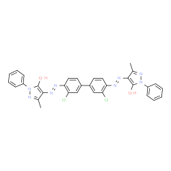ChemSpider 2D Image | Pigment Orange 13 | C32H24Cl2N8O2