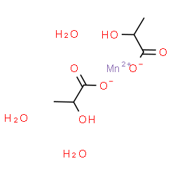 ChemSpider 2D Image | Manganese Lactate Trihydrate | C6H16MnO9
