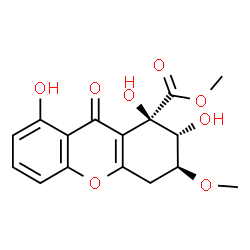 ChemSpider 2D Image | globosuxanthone B | C16H16O8