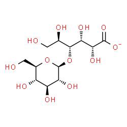 ChemSpider 2D Image | 4-O-beta-D-Glucopyranosyl-D-gluconate | C12H21O12