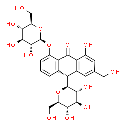 ChemSpider 2D Image | CASCAROSIDE B | C27H32O14