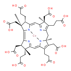 ChemSpider 2D Image | CSID:30791971 | C43H50CoN4O16