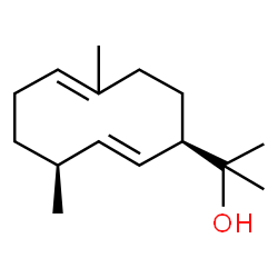 ChemSpider 2D Image | (1E,4S,5E,7R)-germacra-1(10),5-dien-11-ol | C15H26O