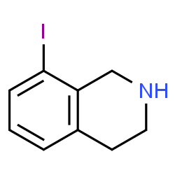 ChemSpider 2D Image | 8-Iodo-1,2,3,4-tetrahydroisoquinoline | C9H10IN