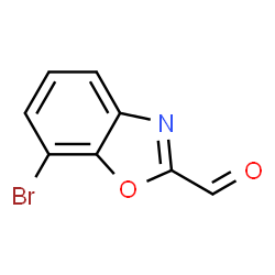 ChemSpider 2D Image | 7-Bromo-benzooxazole-2-carbaldehyde | C8H4BrNO2