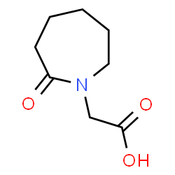 ChemSpider 2D Image | (2-Oxo-1-azepanyl)acetic acid | C8H13NO3