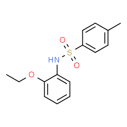 ChemSpider 2D Image | N-(2-Ethoxyphenyl)-4-methylbenzenesulfonamide | C15H17NO3S