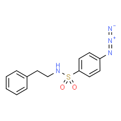 ChemSpider 2D Image | 4-Azido-N-(2-phenylethyl)benzenesulfonamide | C14H14N4O2S