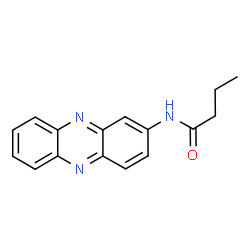 ChemSpider 2D Image | N-(2-Phenazinyl)butanamide | C16H15N3O