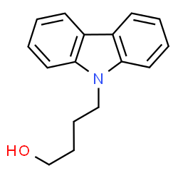 ChemSpider 2D Image | 4-(9H-Carbazol-9-yl)-1-butanol | C16H17NO