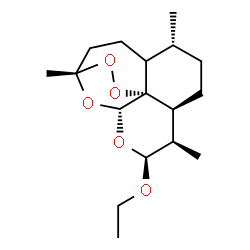 ChemSpider 2D Image | (1S,5R,8S,9R,10S,12R,13R)-10-Ethoxy-1,5,9-trimethyl-11,14,15,16-tetraoxatetracyclo[10.3.1.0~4,13~.0~8,13~]hexadecane | C17H28O5