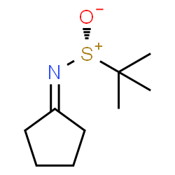 ChemSpider 2D Image | (Cyclopentylideneamino)(2-methyl-2-propanyl)sulfoniumolate | C9H17NOS