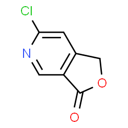 ChemSpider 2D Image | 6-Chlorofuro[3,4-c]pyridin-3(1H)-one | C7H4ClNO2