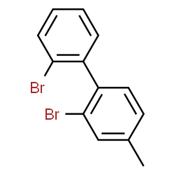 ChemSpider 2D Image | 2,2'-Dibromo-4-methylbiphenyl | C13H10Br2