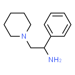 ChemSpider 2D Image | 1-Phenyl-2-(1-piperidinyl)ethanamine | C13H20N2