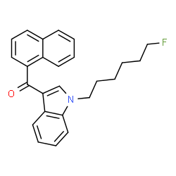 ChemSpider 2D Image | JWH 019 N-(6-fluorohexyl) isomer | C25H24FNO