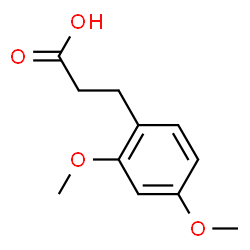 ChemSpider 2D Image | 3-(2,4-Dimethoxyphenyl)propanoic acid | C11H14O4