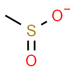 ChemSpider 2D Image | Methanesulfinate | CH3O2S