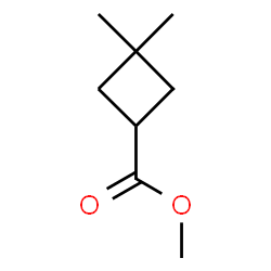 ChemSpider 2D Image | Methyl 3,3-dimethylcyclobutanecarboxylate | C8H14O2